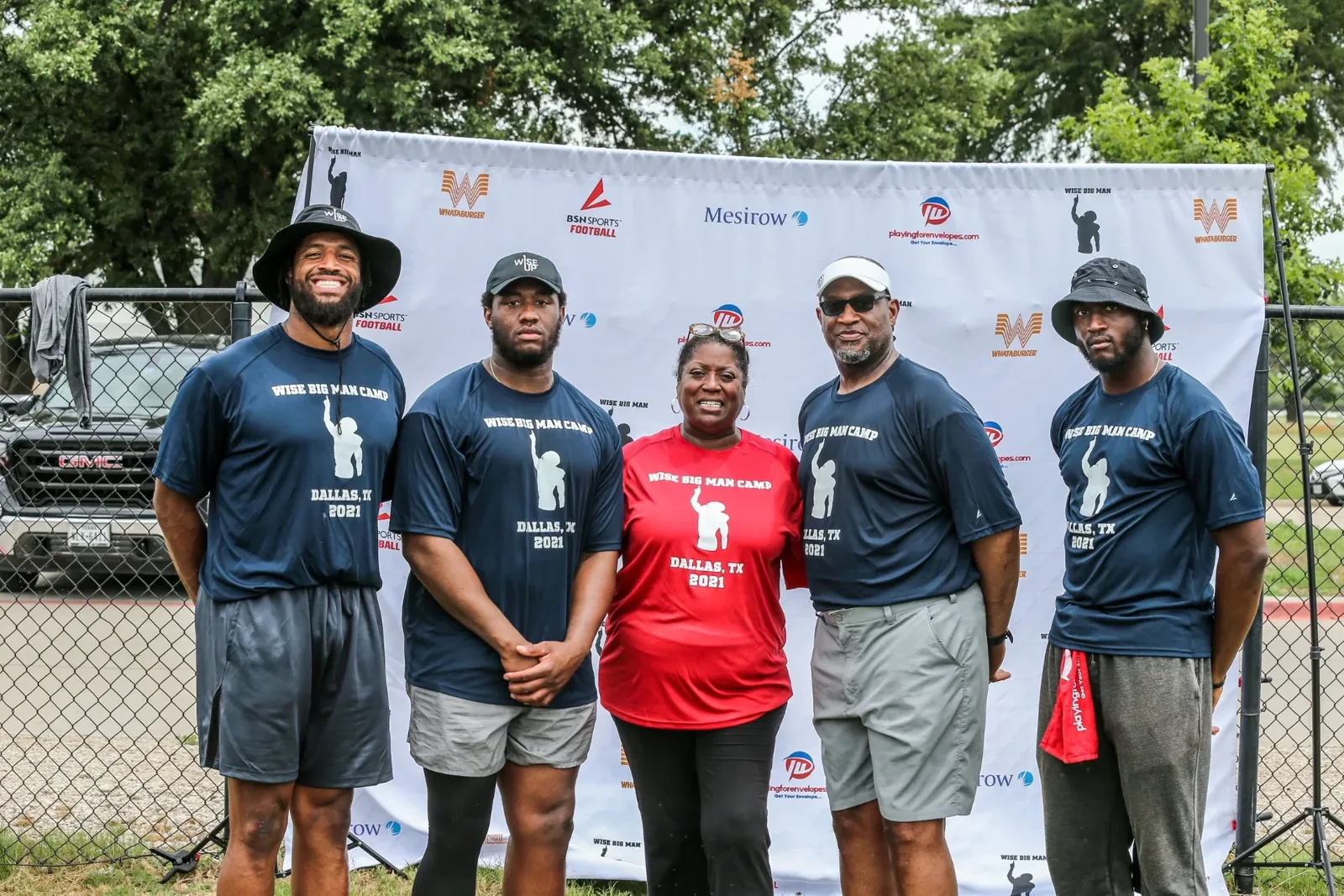 The Wise family at WISE Big Man Camp